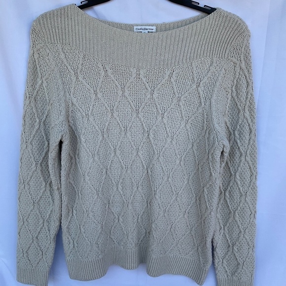 Croft & Barrow  cream sweater size X - Picture 1 of 5
